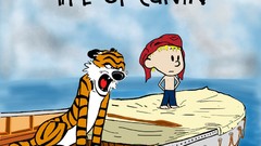 Parody calvin and hobbes Life of Pi