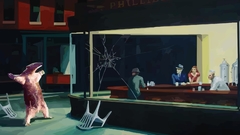 Parody Nighthawks At The Diner
