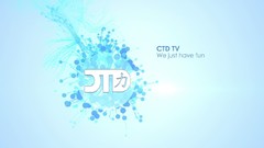 Particles blue TV Doom television clan cruel