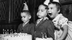 Party grayscale monochrome cakes