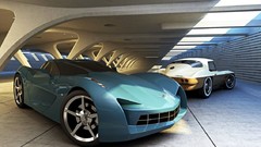 Past Corvette 3d presents