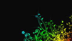 Pattern abstract colorful floral resize