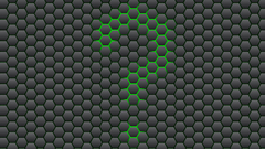 Pattern hex honeycomb questionmark