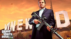Pc games grand theft auto rockstar games gangster artwork video 