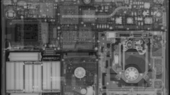 PCB Laptops circuits grayscale