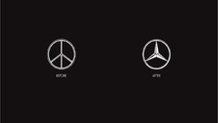 Peace Mercedes-Benz logos Monopoly peace sign
