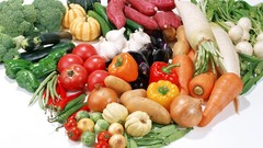 Peas vegetables tomatoes carrots onions broccoli garlic peppers 