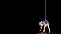 Pedobear blue hair teddy