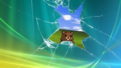Pedobear broken screen