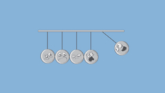 Pendulum Newton's cradle momentum