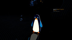 Penguin bubble high bird