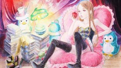 Penguins Books pillows Anime