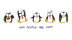 Penguins Linux happy Unix Information Technology