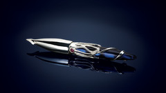 Pens blue background