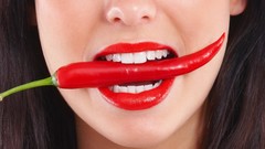 Peppers jalapeno brunettes woman