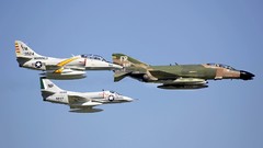 Phantom airplanes skyhawk