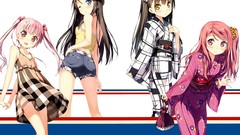 Photoshop red eyes anime girls blue eyes wink yellow eyes black 