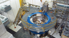 Physics particle accelerator