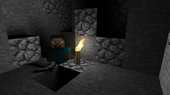 Pickaxes torch cavern video