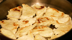 Pierogi fryingpolish cuisine FTW
