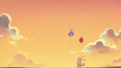 Pikachu and Drifloon 1920