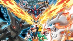 Pikachu Pokemon snivy Ash Ketchum Tepig Oshawott Reshiram 