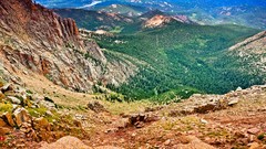 Pikes peak Colorado rocks