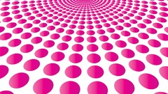 Pink abstract circles Blast dots