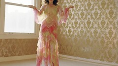 Pink Actress see-through smiling