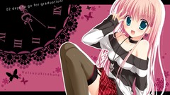 Pink Anime anime girls Hatuyuki