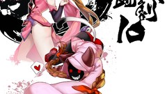 Pink blazblue taokaka Litchi