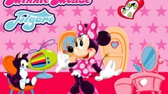 Pink cartoons minnie mouse Disney Company Figaro