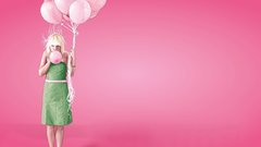 Pink girl Balloons