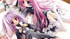 Pink hair animal ears