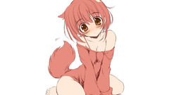 Pink hair animal ears