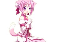 Pink hair animal ears