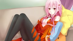 Pink hair anime girls