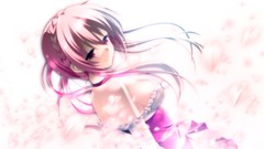 Pink hair anime girls game cg gensou no idea visual novels 