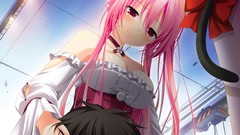 Pink hair game cg cleavage gensou no idea Nanami Naru