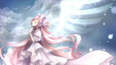 Pink hair mahou shoujo