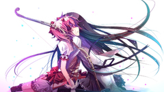 Pink hair mahou shoujo