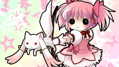 Pink hair mahou shoujo