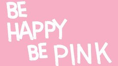 Pink happy be happy victoria's secret