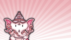 Pink Hinduism Ganesha diety