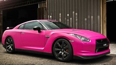 Pink nissan gt-r pink cars
