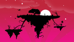 Pink vector clear trossinger