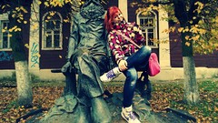 Pink woman redheads Russians T.O.P