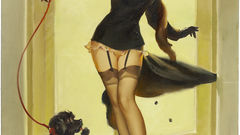 Pinups wardrobe malfunction Gil