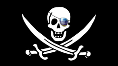 Pirate flag eye patch
