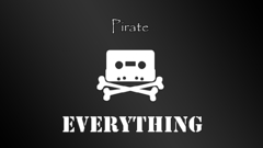 Pirates everything grey background
